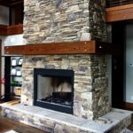 Stone Fireplace