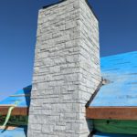 Light Grey Stone Chimney