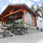 Modern stone lakehouse