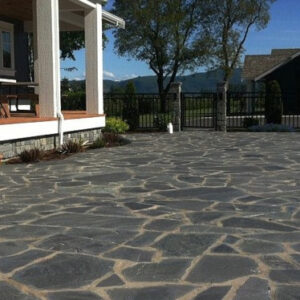 Grey Flagstone Patio