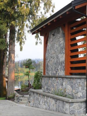 Modern stone lakehouse